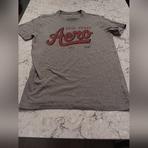 Like new Men's Aerpostale shirt gray adult small👕